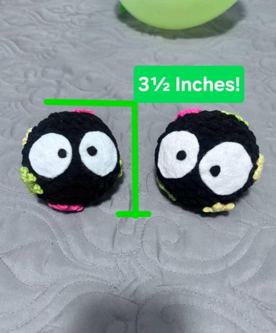 Handmade Crochet Soot Ball