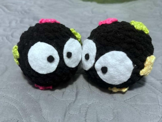 Handmade Crochet Soot Ball
